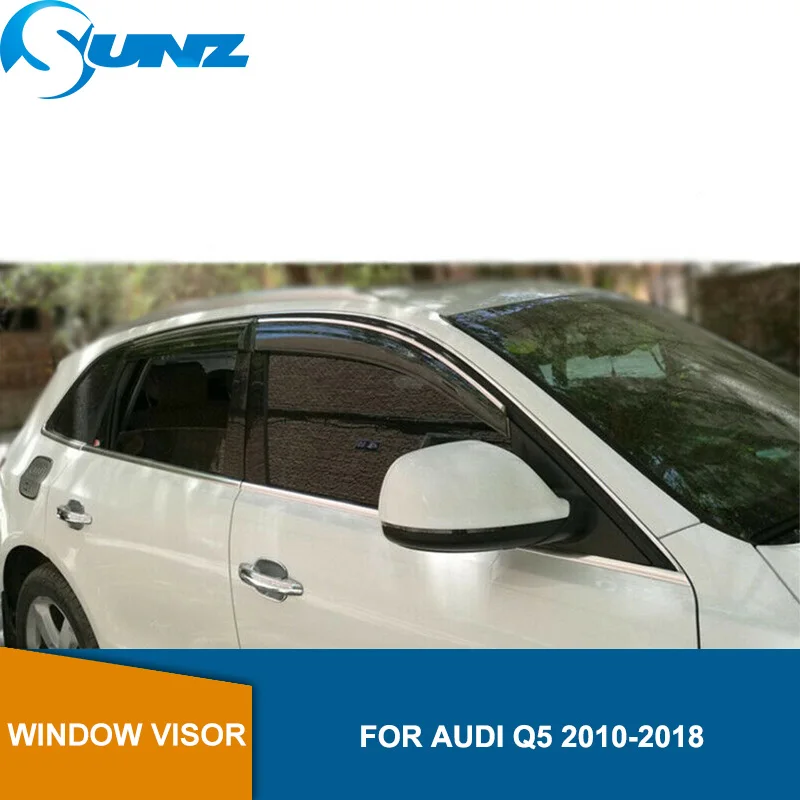 Smoke Car window rain protector door visor For Audi Q5 2010 2011 2012
