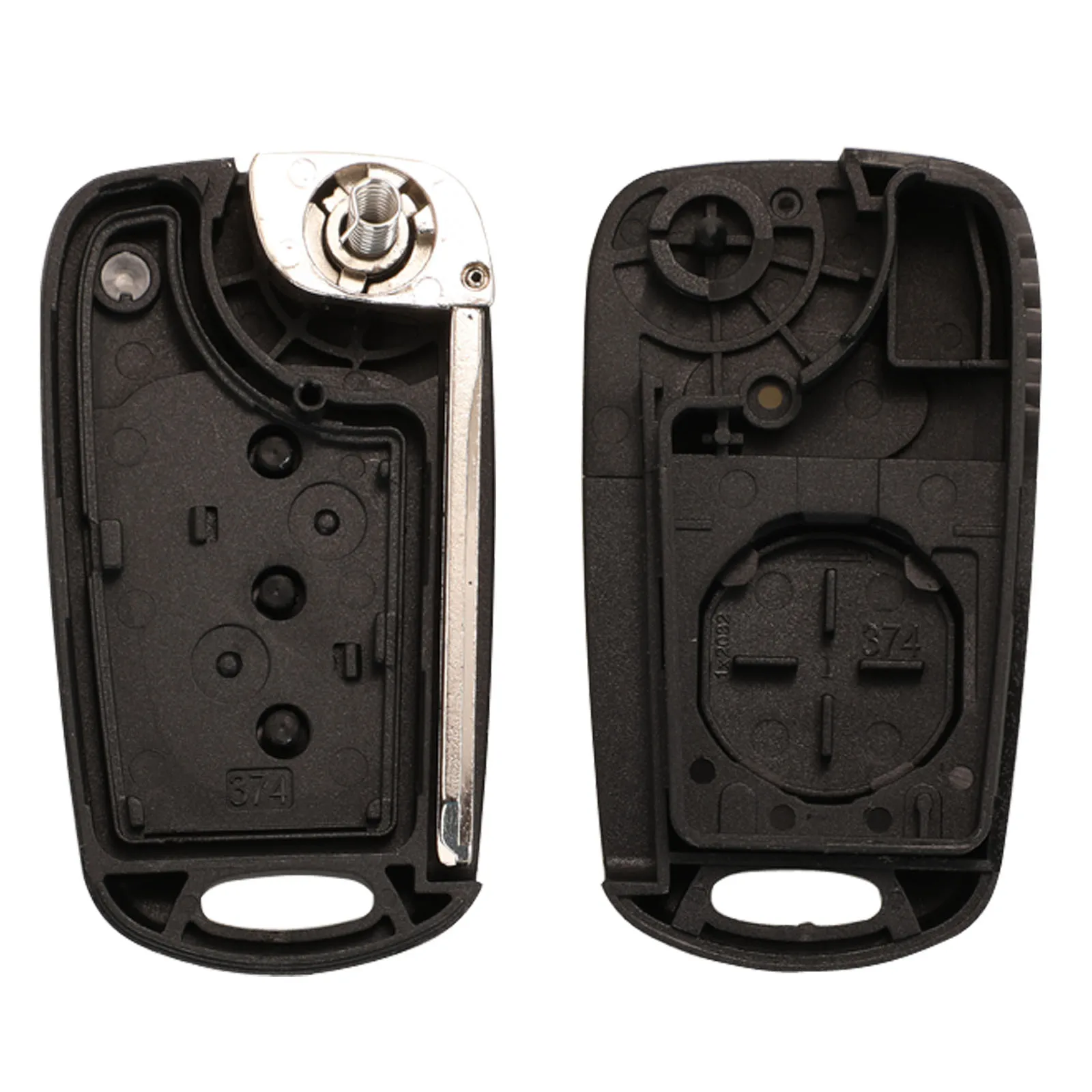 Key Shell Car Remote Key Jingyuqin Remote Car Key Shell For Kia K2 K5 Rio 3 Picanto Ceed Sportage Cerato Sorento Soul Hyundai I20/30/35 IX25/35 Accent