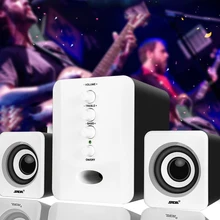 3,5 мм разъем Настольный звук ноутбук бас компьютерный динамик USB 2,1 пластик регулируемый мини портативный 3D объемный с сабвуфером проводной