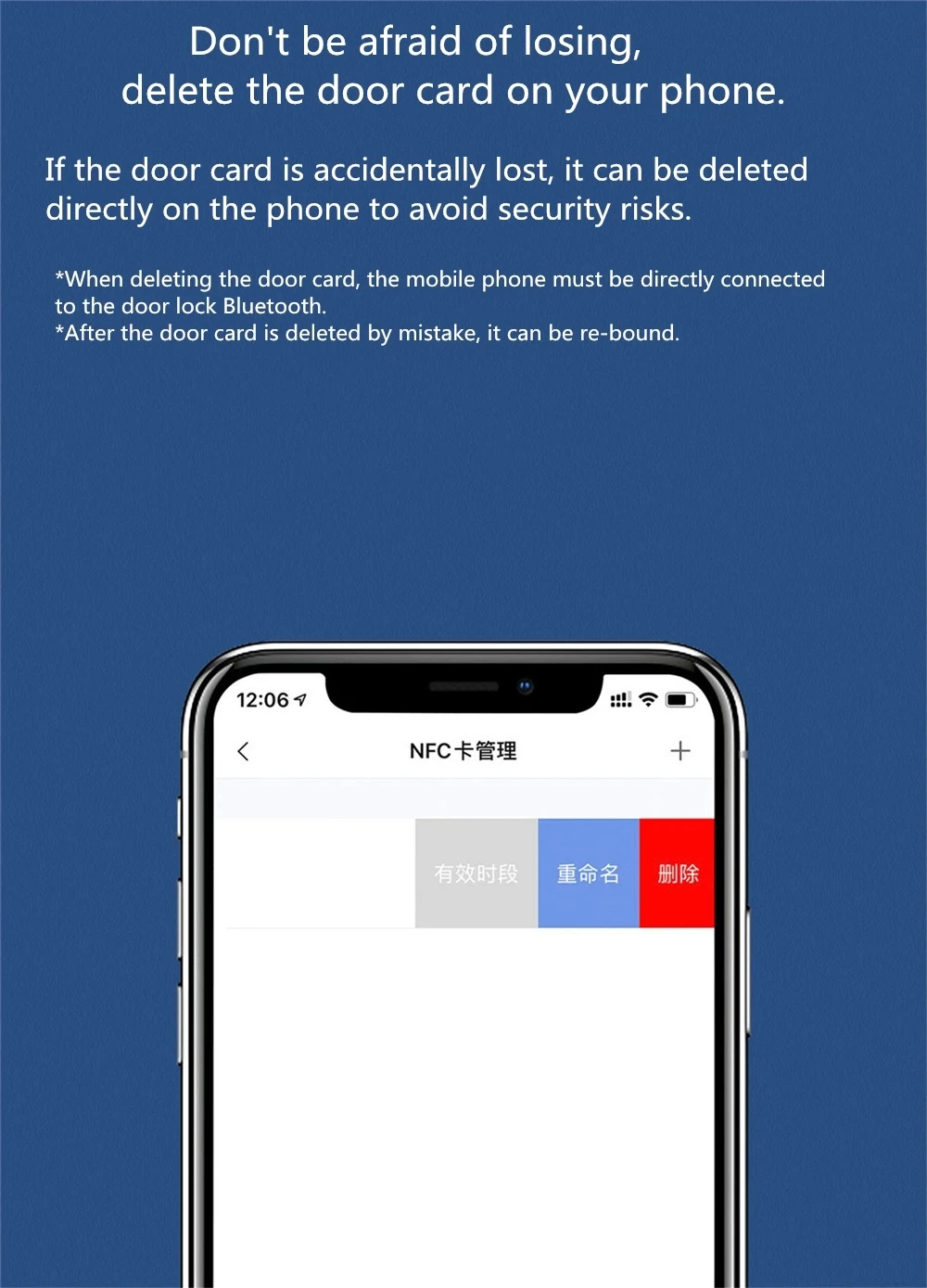 Original Aqara Smart Door Lock NFC Card Support Aqara Smart Door Lock N100/N200/P100 Series App Control EAL5+ Chip For Security