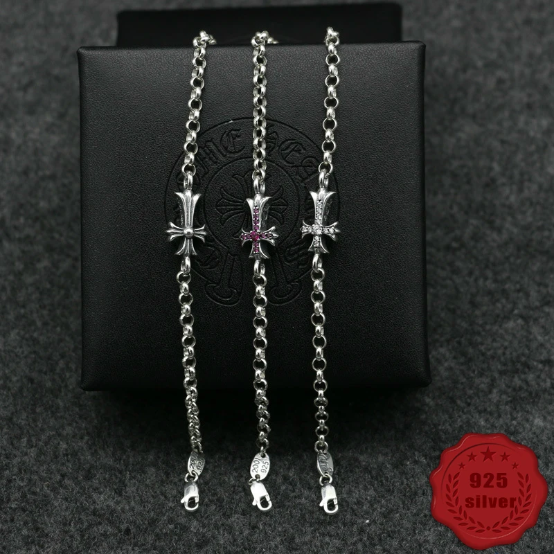 Браслет из стерлингового серебра 925 пробы для молодых мужчин и женщин, модные трендовые ювелирные изделия, аксессуары в стиле хип-хоп, подарок, новинка, лидер продаж