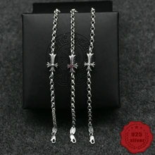 Браслет из стерлингового серебра 925 пробы для молодых мужчин и женщин, модные трендовые ювелирные изделия, аксессуары в стиле хип-хоп, подарок, новинка, лидер продаж