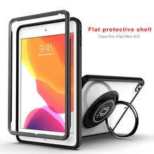 

TPU Bracket Acrylic Transparent Case For iPad Air 1 Air 2 10.2 11 Shockproof Frame Ring Stand Protection Case For iPad 5 6 7 8 9