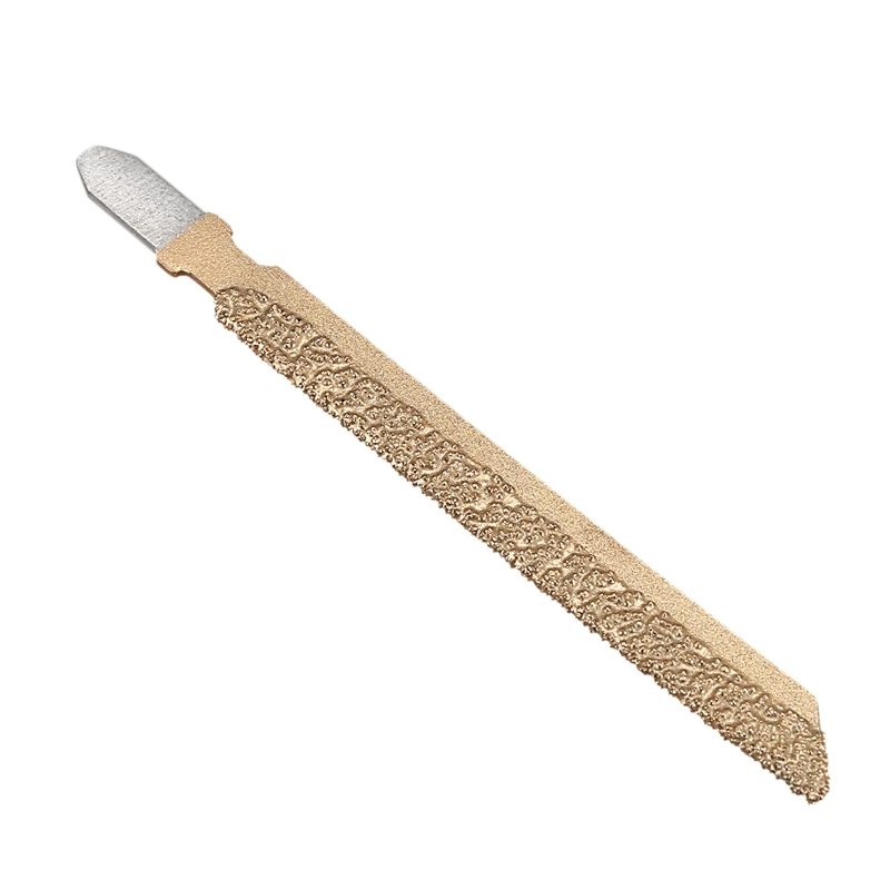 Hot 3Pcs 4 inch Vacuum Brazed Diamond Jig Saw Blade 46 Grit Cutting Granite Ceramic Marble