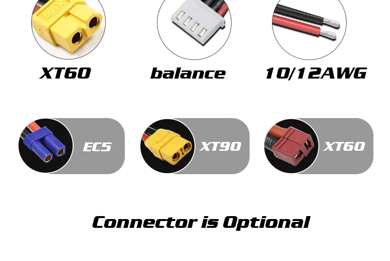 HRB Graphene 3S Lipo Battery, 41 XT6O balance 10/12AWG EcS xT9O 