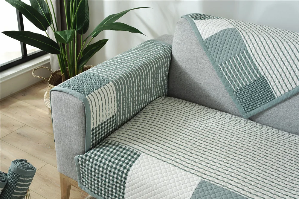 Forros para muebles de sala, современные полосатые чехлы для диванов, нескользящий чехол, полотенце для мебели, Чехол для сидения, Декор, funda de диванов DW228