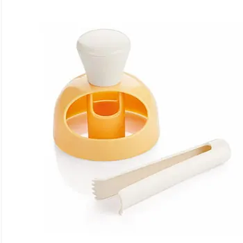 

American Large Donut Mold With Tongs Plastic Hollow Bread Molding Dies Baking Tools Biscuit Impression Molded Bagels