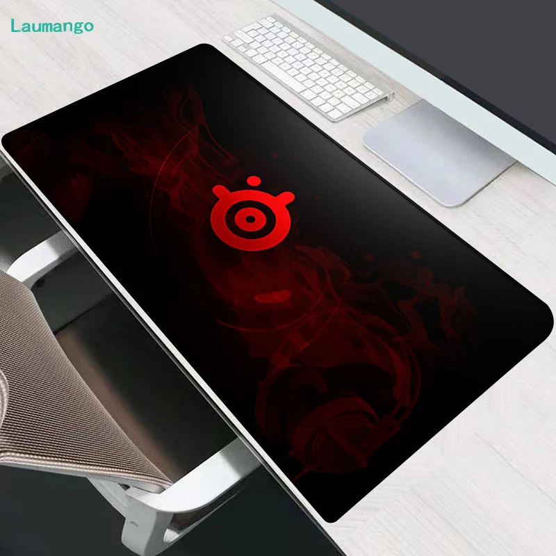 SteelSeries Logo Large Mausepad Hot Pad Mouse Computer Mat Mousepad Company Pc Gamer Accessories Gaming Keyboard Carpet Anime Xl |