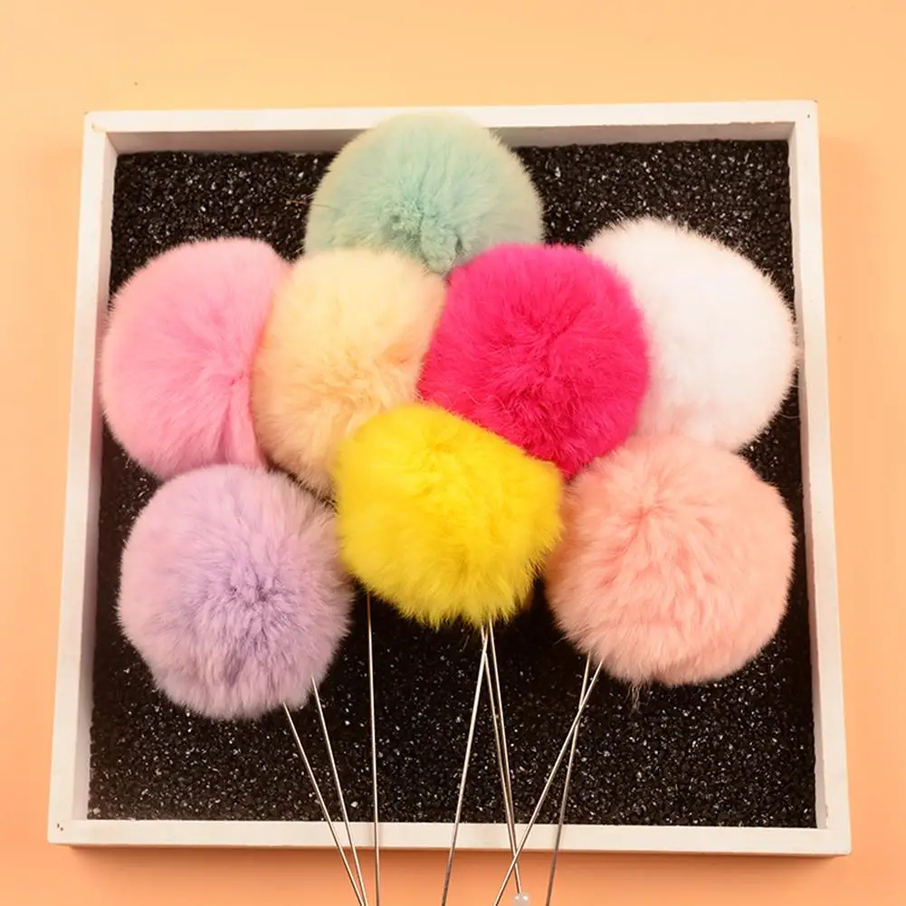 1pcs Pet Cat Toy Colorful Small Mouse Shaped Rex Rabbit Fur Cat Teaser Kitten Interactive Toy Pet Trainin Random Color Free Ship