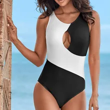 Сексуальный цельный купальник, закрытый купальник для пляжа, женский купальник пуш-ап для бассейна, боди, купальный костюм, женские спортивные купальники