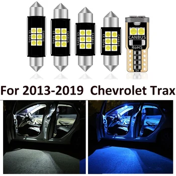 

13pcs White Interior LED Light Bulbs Package Kit For 2013-2016 2017 2018 2019 Chevrolet Trax Map Dome Trunk Lamp Iceblue Light