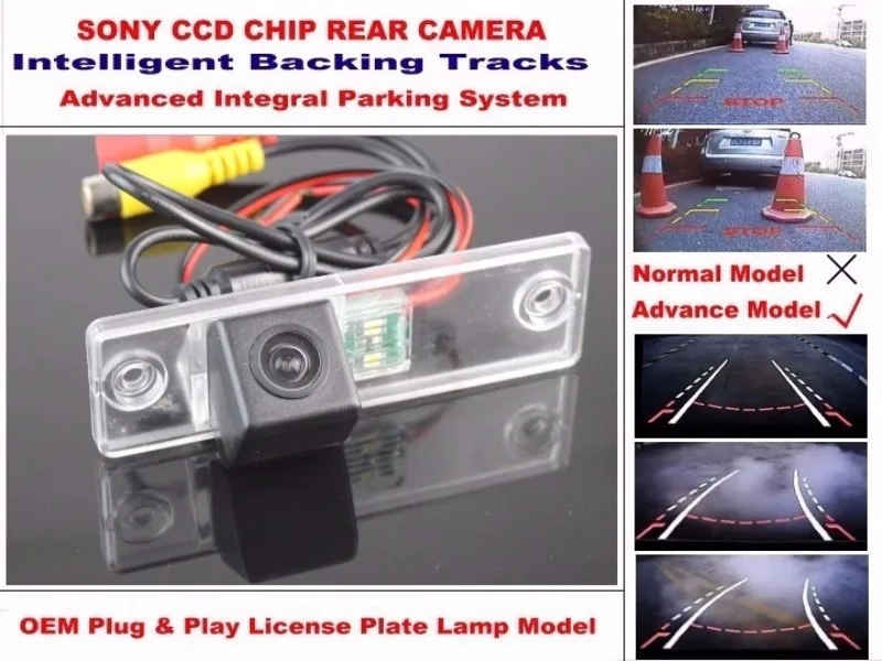 For TOYOTA 4Runner SW4 2002~2010  For TOYOTA Hilux Surf Smart Tracks Chip Camera HD CCD Intelligent Dynamic Rear View Camera (3)