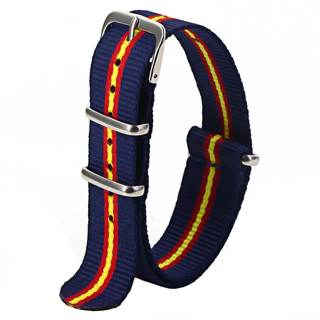 1pcs Nato Strap 18mm 20mm 22mm Nylon Watch Band Waterproof Watch Strap for Nato Army Sport Watch Dropshipping Belt Number 18