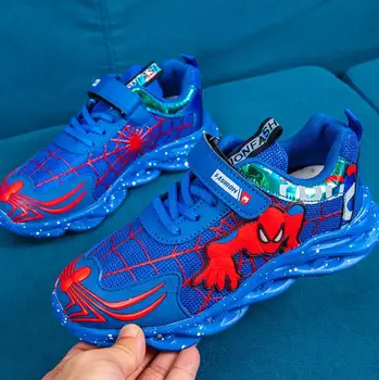 

2020 Autumn Spiderman Children Shoes Sneakers Boys Kids Shoes Fashion Girls Casual Sport Running Mesh Child Shoes For Boy