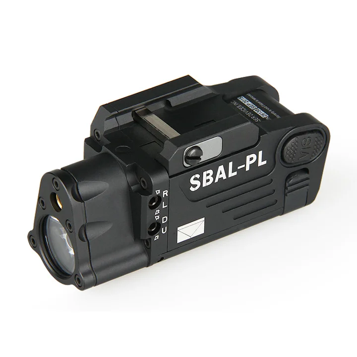 

500 lums white light rifle flashlight weapon flashlight with red laser for pistol rail M1913 rail gz150080