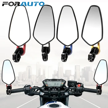 

7/8" 22mm Bar End Rear Mirrors Motorcycle Accessories Motorbike Scooters Rearview Mirror Side View Mirrors Moto for Cafe Racer
