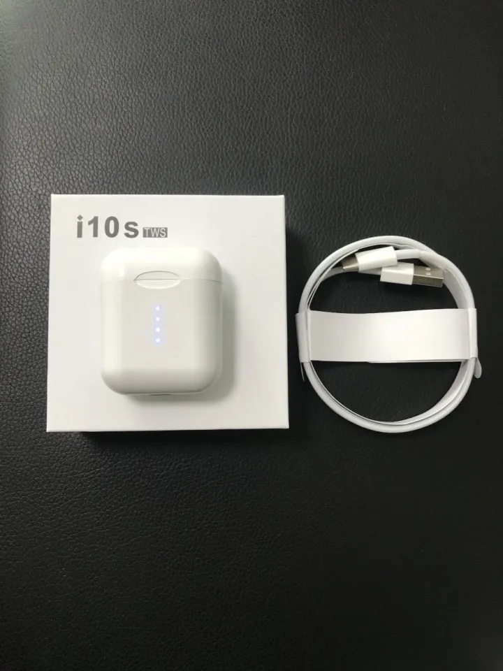 Оригинал I10 Tws беспроводные наушники Bluetooth 5 0 сенсорное управление 6D супер бас