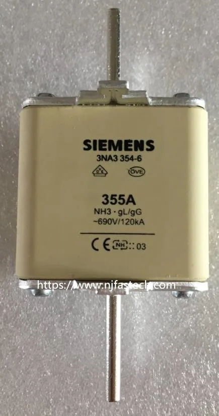 Высоковольтный силовой предохранитель 3NA3354-6 355A 690V 120KA