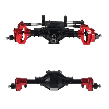 

1 Pair CNC Anodized Full Front+Rear Portal Axle for 1/10 RC Crawler Car Axial SCX10 II 90046 90047 Upgrade Parts