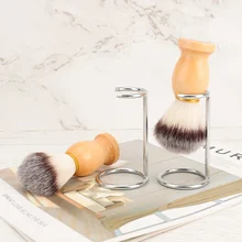 Новая портативная свиная волосяная кисть из натурального дерева для ванной мужской салон Парикмахерская Борода Усы щетка для шерсти щетки для бритья