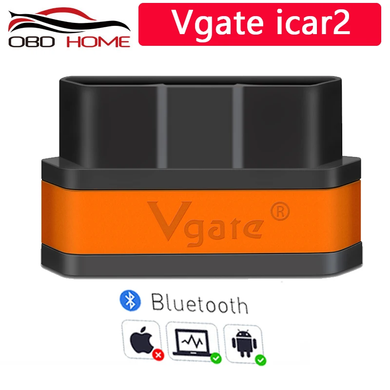 Адаптер диагностический автомобильный Vgate iCar2 ELM327 V2.1 для разъема OBD2 wifi Bluetooth