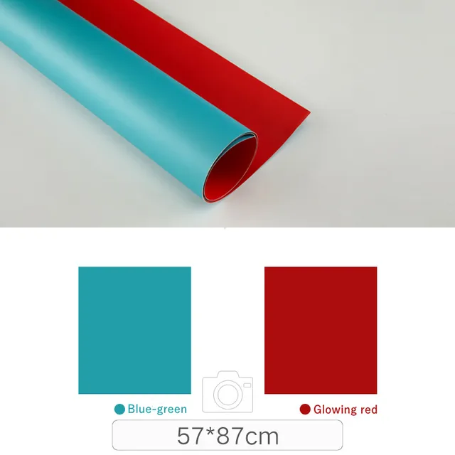 Photography Backdrops Photo Wallpaper 57*87cm 2sides Solid Color Background Paper Props For Photo Studio Shoot Product Cosmetics Background 14