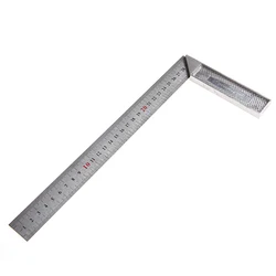 Portable 1Pc 30cm Stainless Steel Right Measuring Angle Square Ruler New WXTB