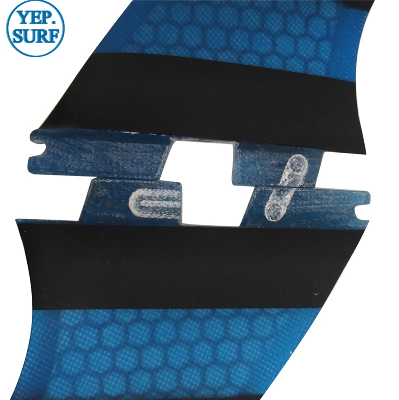 Плавники для серфинга FCS2 G3/G5/K2.1 плавники для серфинга три плавника/три-четыре плавника набор синих сотовых плавников