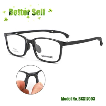 

Teen Eyewear BSX17003 Full Rim Elastic Paint TR90 Men Women Sports Eyeglasses Can Equipped Myopia Lens Square Teen Optical Frame