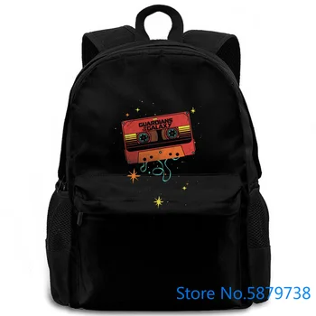 

MARVEL GUARDIANS OF THE GALAXY CASSETTE TAPE MENS TO Black women men backpack laptop travel school adult student