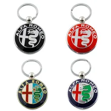 1 шт. высококачественные металлические украшения для alfa romeo 159 3D автомобиля alfa romeo брелок для ключей Лучший подарок черный, красный, серебристый, золотой