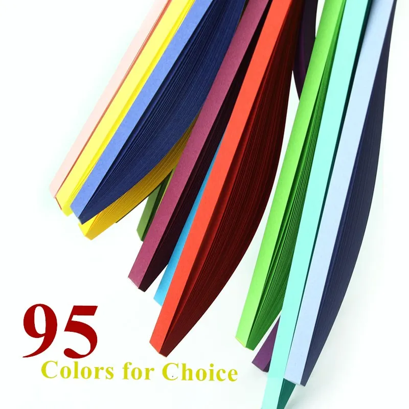 720 stripe colorful Quilling Paper 5mm width 54cm Length Strips Mixed  Quilling Paper Craft DIY Decoration Supplies - AliExpress