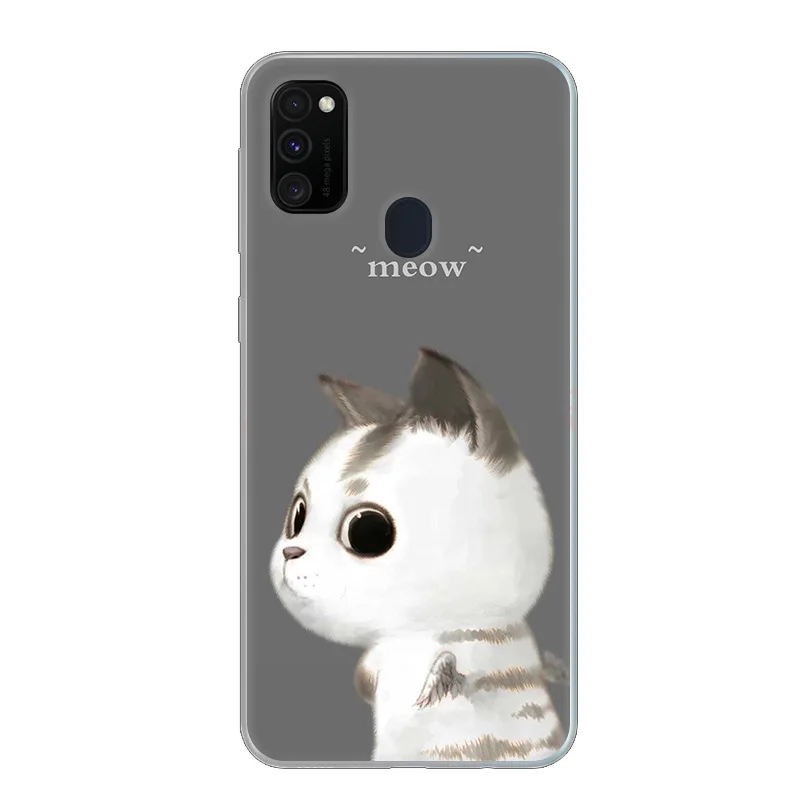 For Samsung M30S Case Silicone Soft TPU Phone Case Cover For Samsung Galaxy M30S Case m30s M 30S 6.4'' Flower SM-M3070 Para - Цвет: 7