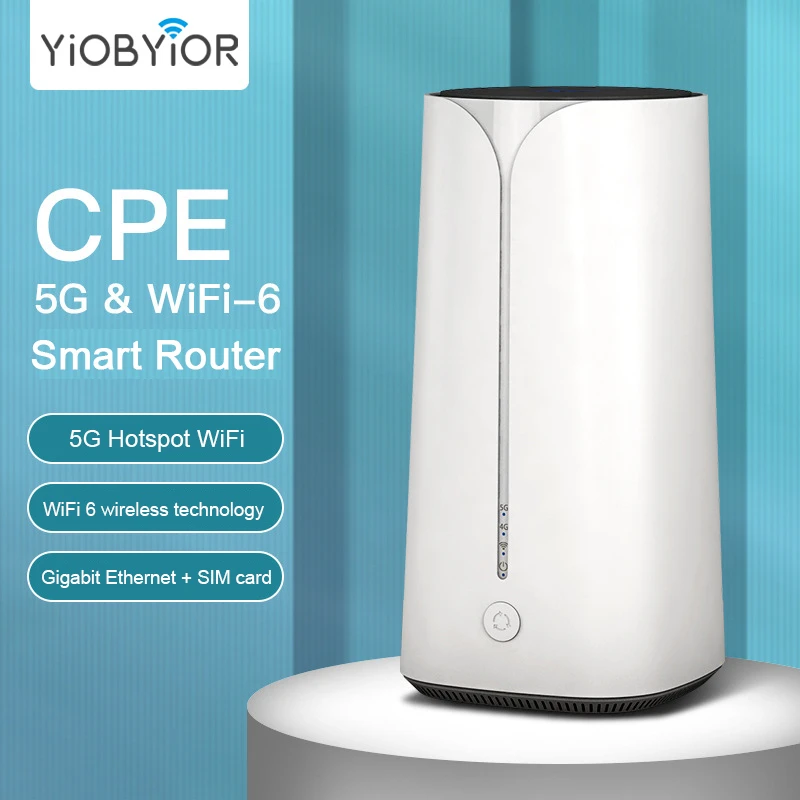 wifi router 5G CPE Wifi6 Kép Thông Minh Không Dây Cổng Gigabit Đa Dịch Vụ Hỗ Trợ 4G LTE Lưới 5G-NR: n1/N3/N8/N28/N41/N77/N78/N79 wifi network amplifier