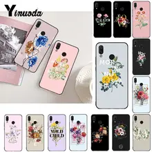 Yinuoda elegante flores Biblia verso arte teléfono carcasa para Xiaomi Redmi Note 7 5 4 Redmi 5plus 7A 6A Note8 4X Note8Pro(China)
