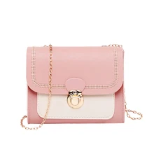 Женские сумки на плечо с кожаным клапаном, маленькая сумка-мессенджер на цепочке, сумка через плечо, Женская мини-сумка, Bolsa Feminina, мини-кошелек