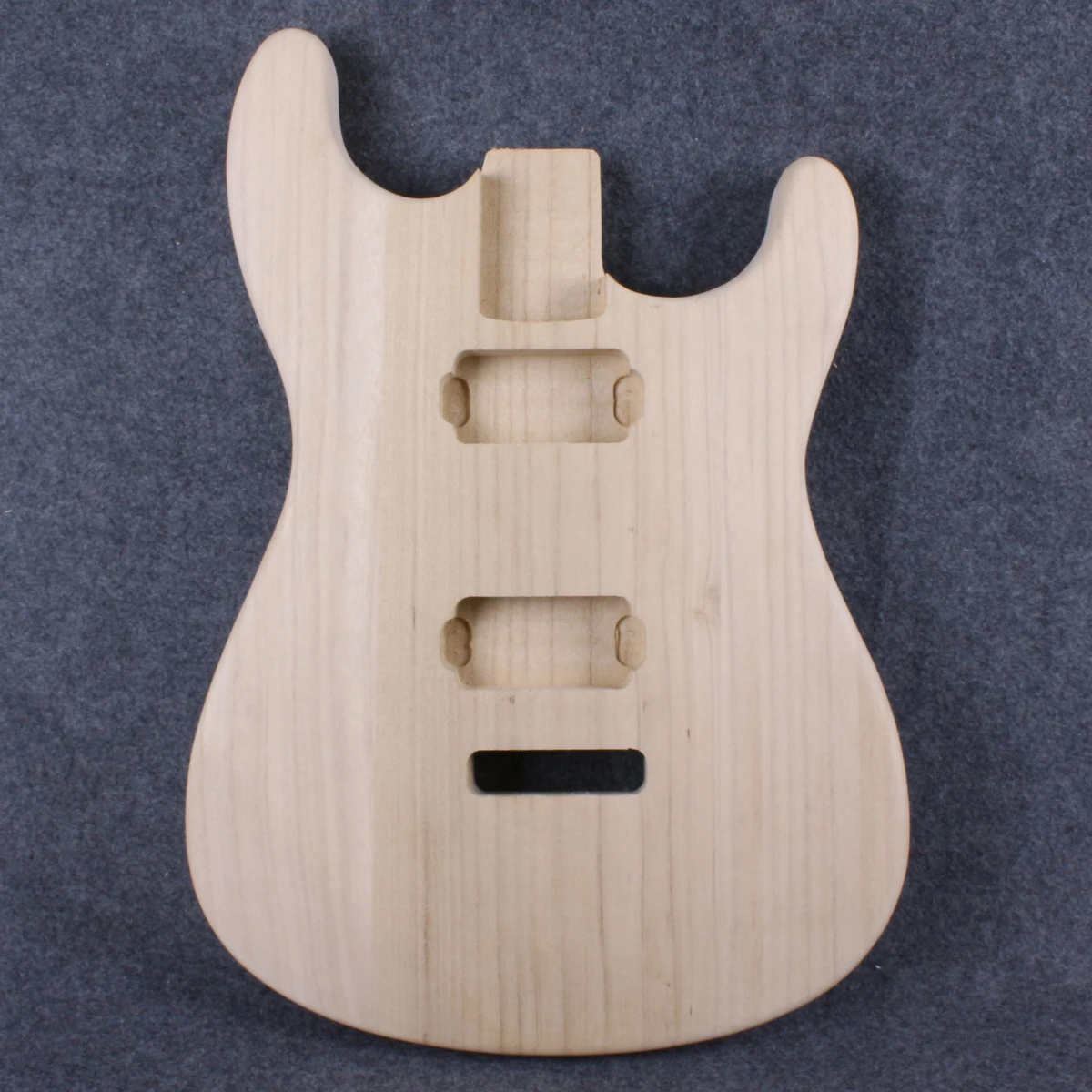 Unfinished Fit Diy Electric Guitar Body HH Paulownia wood Electric