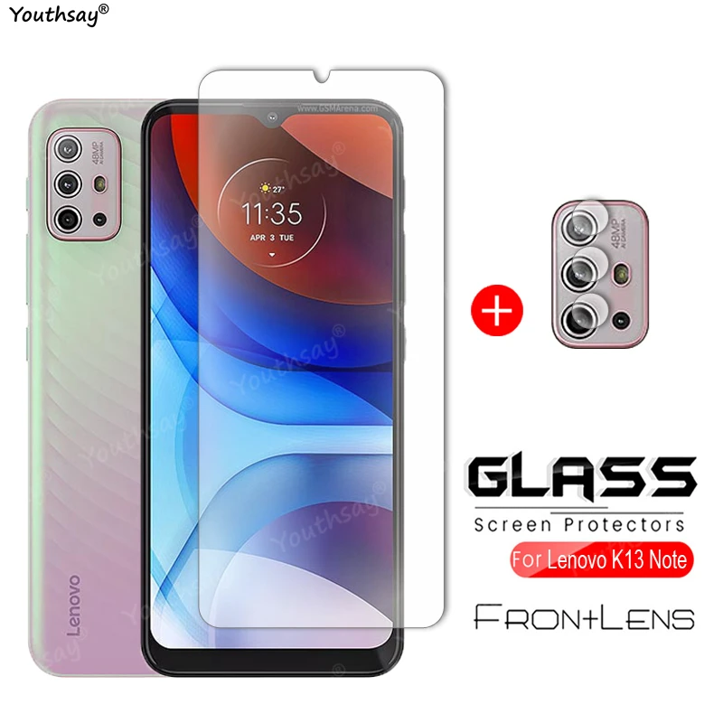 

For Lenovo K13 Note Glass Tempered Glass For Lenovo K13 Note Glass Transparent Screen Protector Camera Film for Lenovo K13 Note