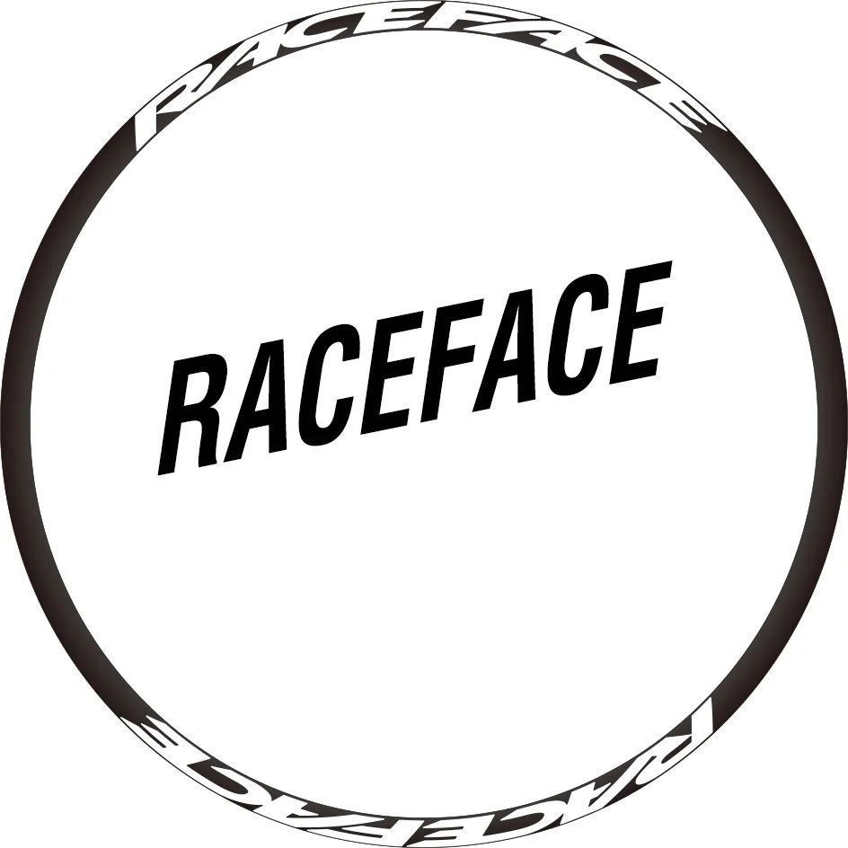 Два колеса наклейка набор для Raceface MTB велосипед горный велосипед наклейка s велоспорт наклейка
