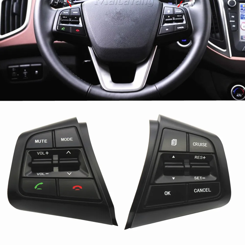 Кнопки управления круиз контролем на руль для Hyundai Creta ix25 2 0 L 96700C90004X 96710C90004X