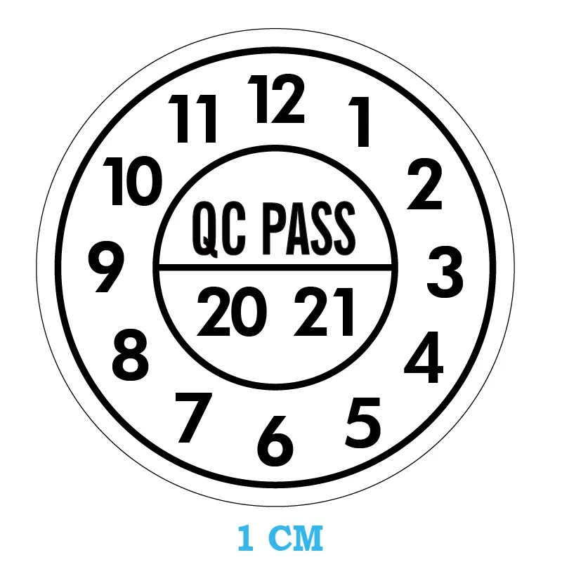 ピース ロット直径 1 センチメートル Qc Pass 年と月改ざん場合は無効になる 不正開封防止ステッカー 商品番号 V17 Qc Pass Tamper Evidentstickers Stickers Aliexpress