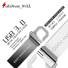 Реальная емкость usb флеш-накопитель ключ usb 3,0 флеш-карта памяти металлическая Флешка 64 ГБ 32 ГБ 16 ГБ 8 ГБ флеш-накопитель 128 ГБ бесплатный логотип на заказ