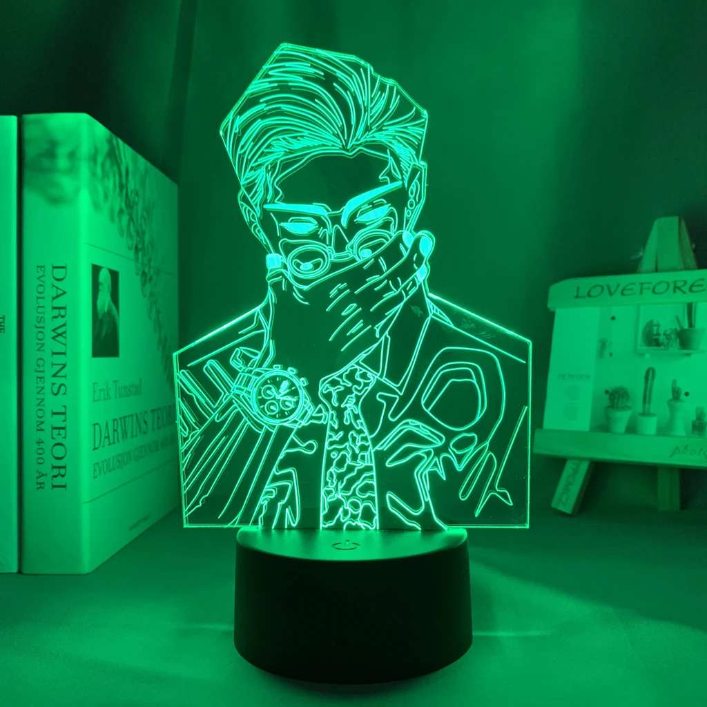 Anime Lamp Kento Nanami Light Jujutsu Kaisen Led Night Light for Birthday Gift Jujutsu Kaisen Nightlight Kento Nanami Lamp holiday nights of lights