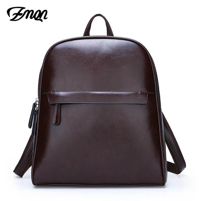ZMQN Vintage Leather Backpack Women 2020 Mochila Feminina Big Capacity Bagpack School Bags For Teenage Girls Bag For Female C130
