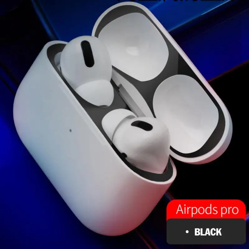 1pcs Metal Dust Guard Sticker Protective Sticker Skin Protector Case Cover Earphone Accessories For AirPods Pro