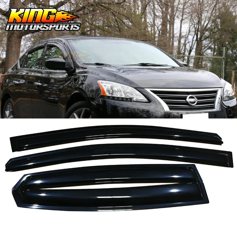 

Fits 13-17 Nissan Sentra Acrylic Window Visors 4Pc Set