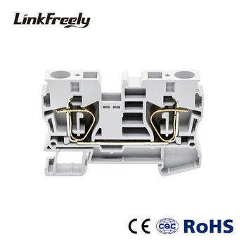 

ST-10 10pcs 10mm^2 Plug-in Type Spring Electrical Wire Terminal Block Connector Wiring Faston Terminals Contact Terminantor