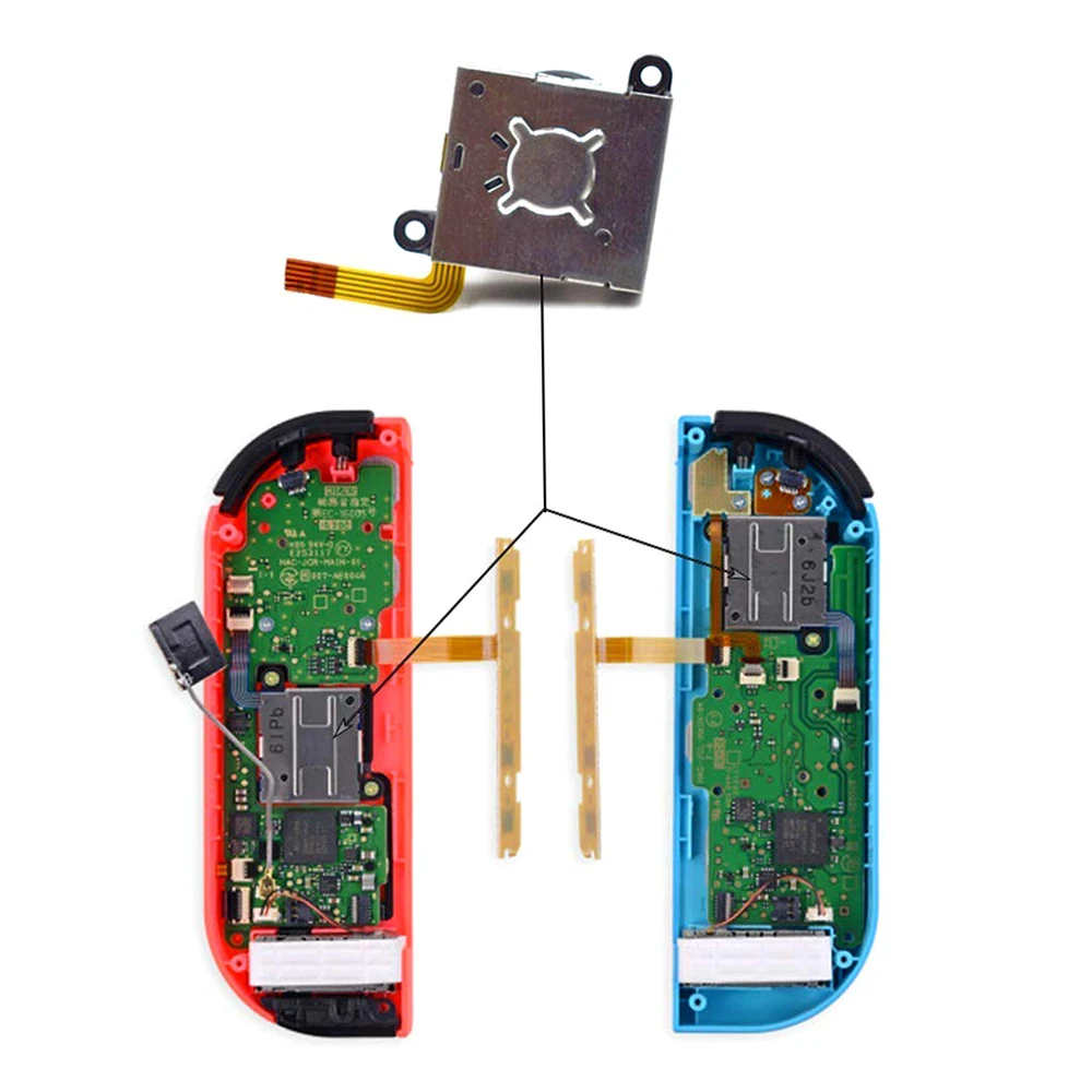 3D Аналоговый джойстик для пульта дистанционного управления для пульта ДУ NS Joy Con Joystic sensor Module Repair Tool для джойстика, сменная игровая Экипировка