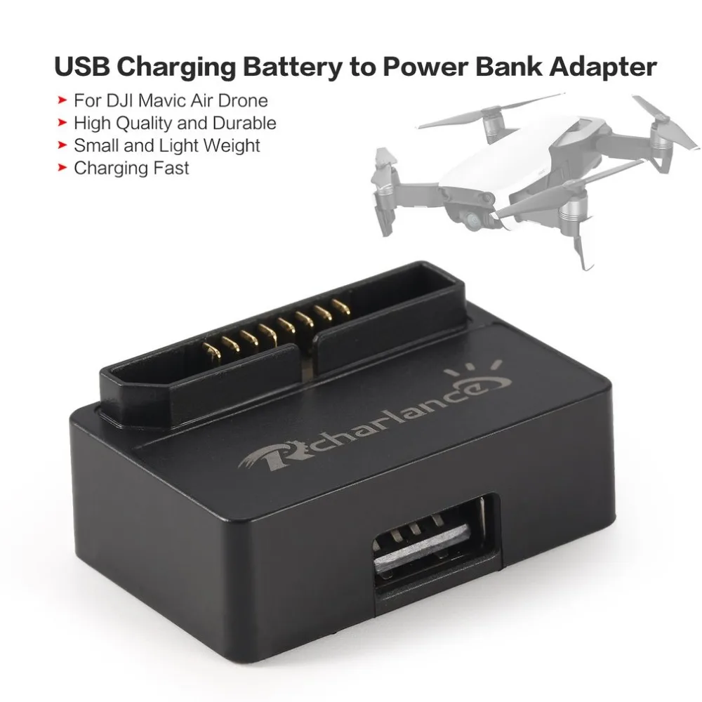 USB зарядка для power Bank адаптер для DJI Mavic Air Drone Интеллектуальная батарея аксессуары