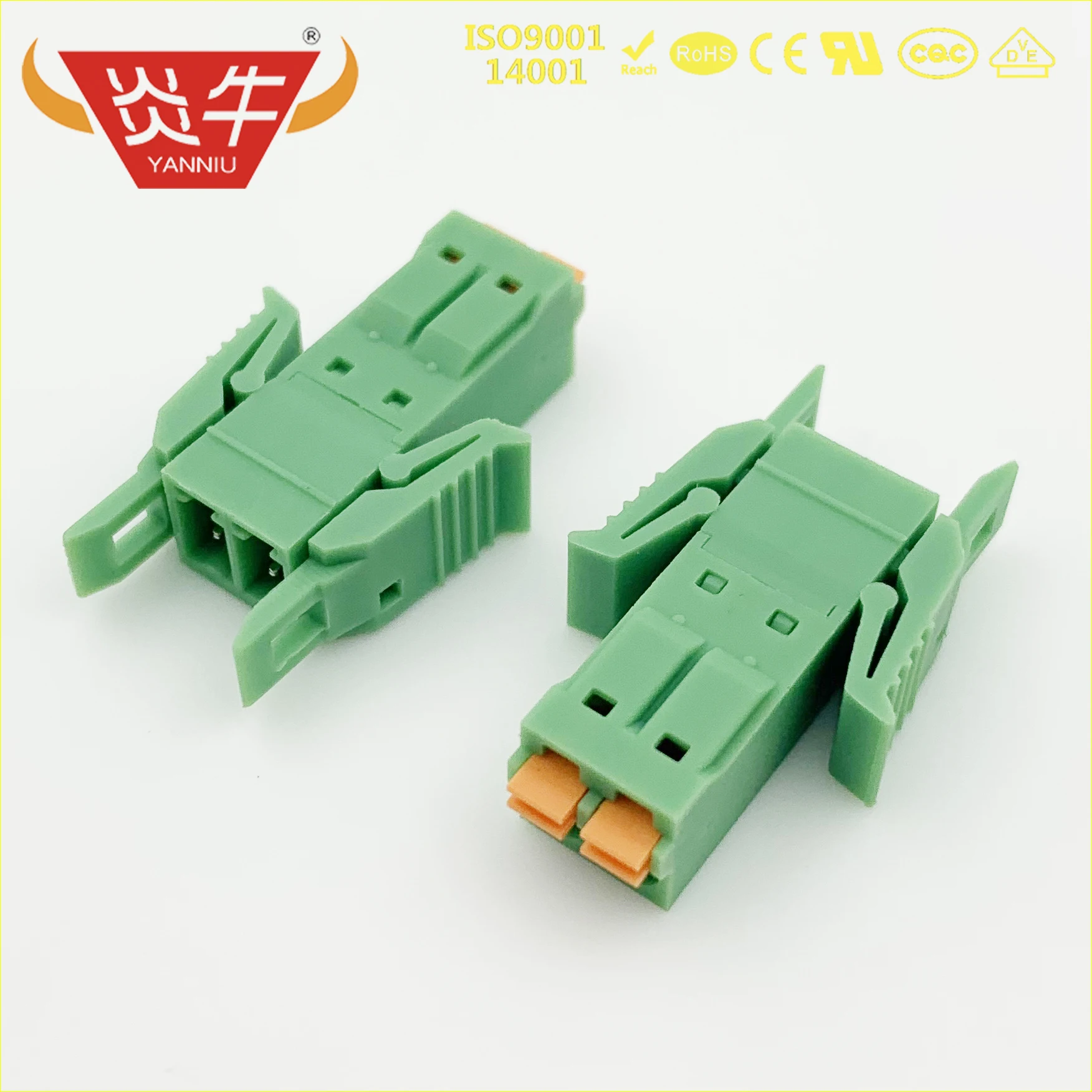 KF2EDGKNRG 3.81 2P ~ 12P PCB PLUG-IN TERMINAL BlOCKS 15EDGKN 3.81mm 2PIN FMC 1 5/ 2-ST-3 81 PHOENIX CONTACT DEGSON KEFA YANNIU |